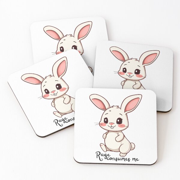 Item preview, Rage Consumes Me - Easter Cute - Bunny. designed and sold by Egyptics.