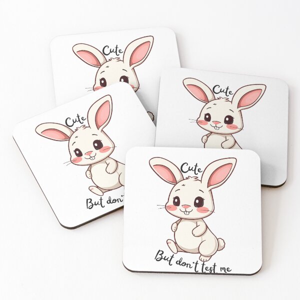 Item preview, Cute, But Don't Test Me - Easter Cute - Bunny. designed and sold by Egyptics.