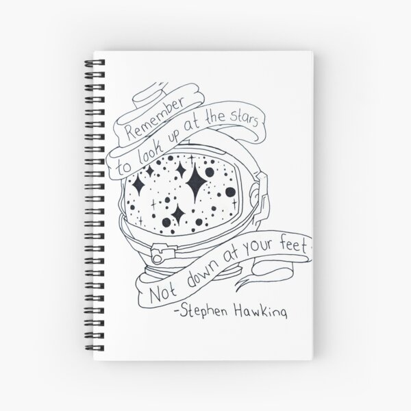 Look Up At the Stars Spiral Notebook