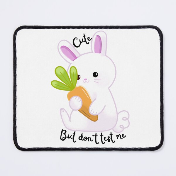 Item preview, Cute, But Don't Test Me - Easter Cute - Bunny. designed and sold by Egyptics.