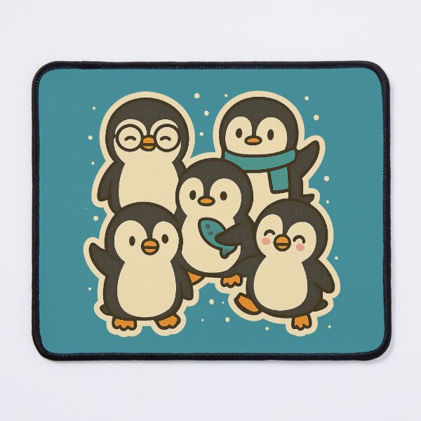 Item preview, Cute Penguin Friends – Kawaii Winter Animals designed and sold by myforestfog.