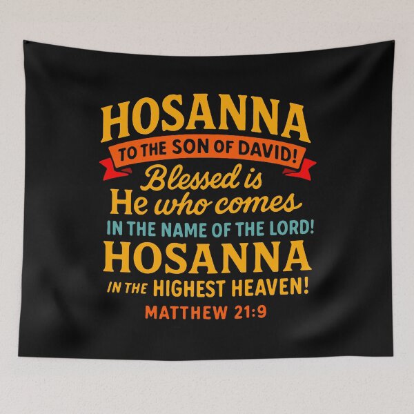 Item preview, Matthew 21:9 Blessed Is He Who Comes In The Name Of The Lord designed and sold by plushism.