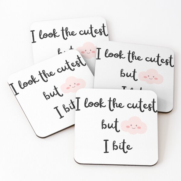 Item preview, I Look the Cutest But, I Bite - Cute Girl - Cloud. designed and sold by Egyptics.