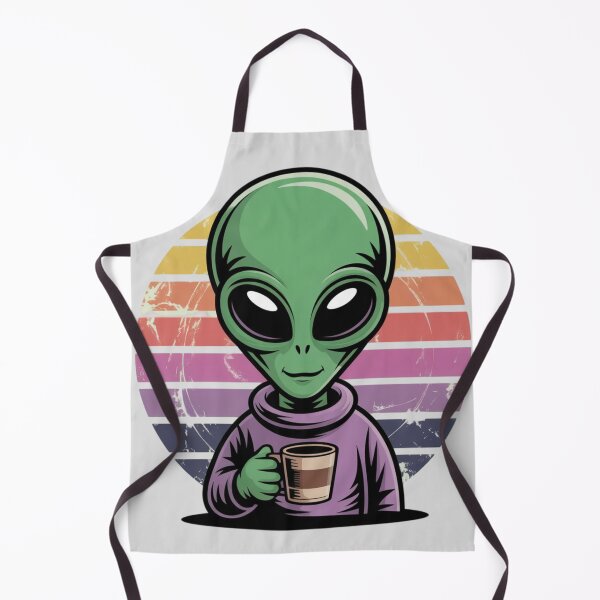 Item preview, Alien holding a coffee mug  designed and sold by 123ks.