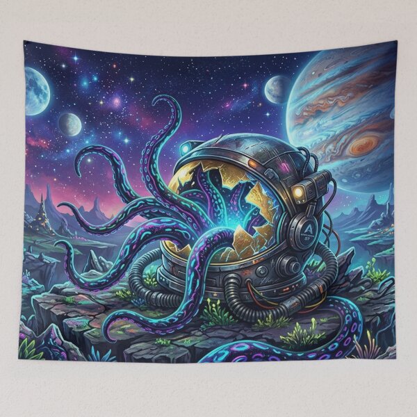 Item preview, Cosmic encounter, broken helmet designed and sold by Sigtrix.