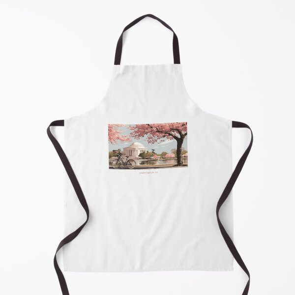 Item preview, Washington DC Spring Bicycle And Cherry Blossom Tree designed and sold by Fenay Designs.