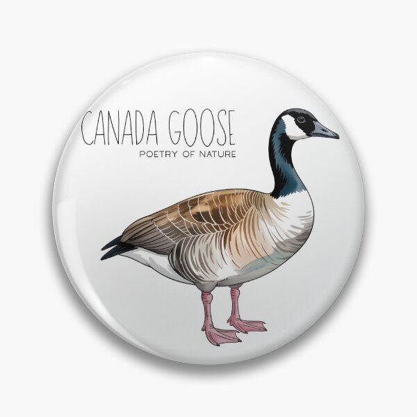 Item preview, Canada Goose Poetry of Nature – Elegant Bird Illustration designed and sold by ArcticFoxStudio.