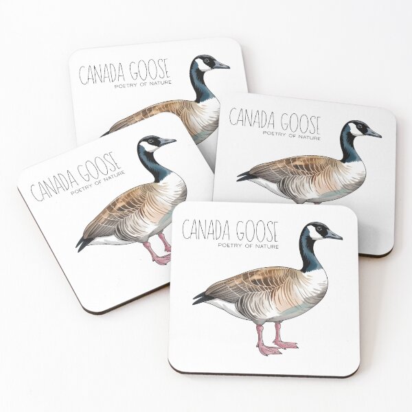 Item preview, Canada Goose Poetry of Nature – Elegant Bird Illustration designed and sold by ArcticFoxStudio.