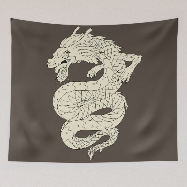 Item preview, İnk dragon (Dirty White) designed and sold by Berkay-BAYRAV.