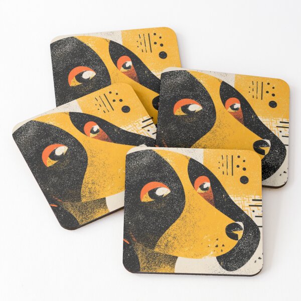 Item preview, Dog with colorful background design designed and sold by anytka.