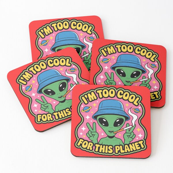 Item preview, Alien - I'm too cool for this world designed and sold by 123ks.