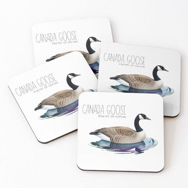 Item preview, Flowing Canada Goose Poetry of Nature – Elegant Bird Illustration designed and sold by ArcticFoxStudio.