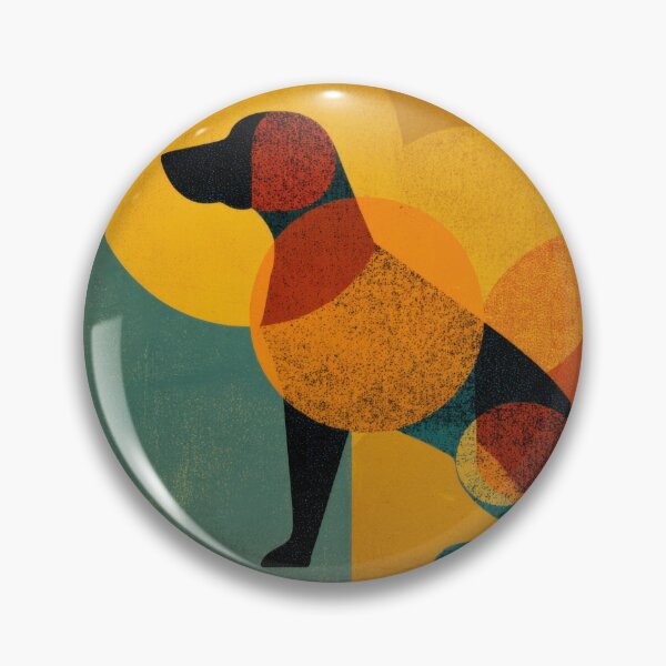 Item preview, Dog in basic shapes/colors designed and sold by anytka.
