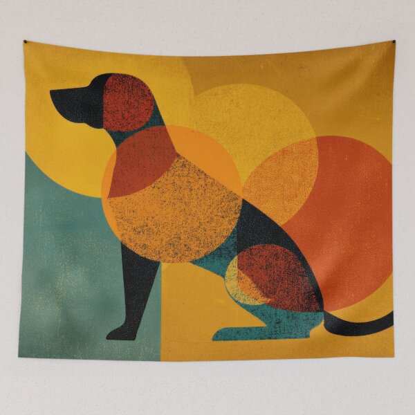 Item preview, Dog in basic shapes/colors designed and sold by anytka.