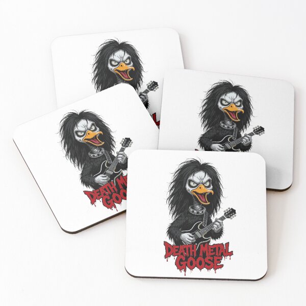 Item preview, Death Metal Goose - Brutal Musician with Guitar designed and sold by NexKris.