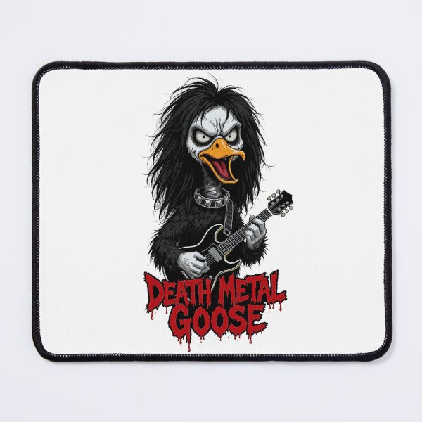 Item preview, Death Metal Goose - Brutal Musician with Guitar designed and sold by NexKris.