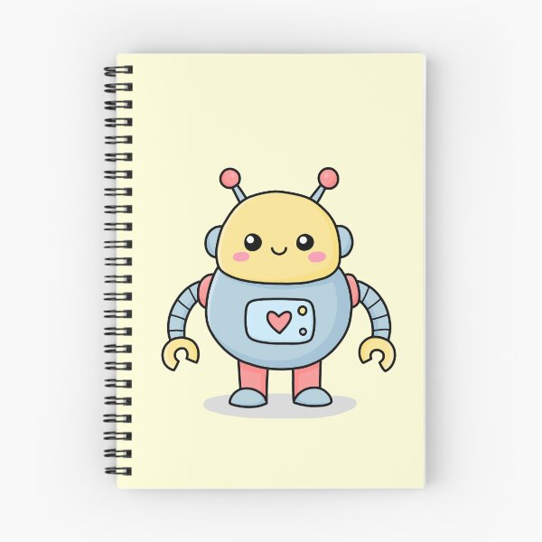 Item preview, Cute Kawaii Robot with Heart designed and sold by artwithsushie.