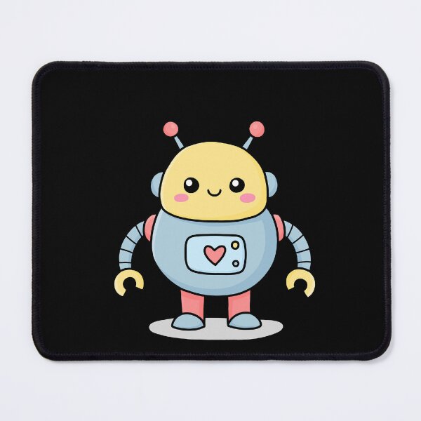 Item preview, Cute Kawaii Robot with Heart designed and sold by artwithsushie.