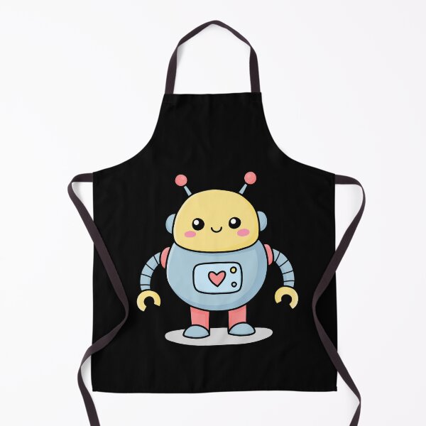 Item preview, Cute Kawaii Robot with Heart designed and sold by artwithsushie.