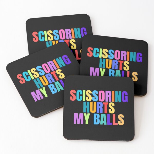 Item preview, Scissoring Hurts My Balls designed and sold by Dondonmart.