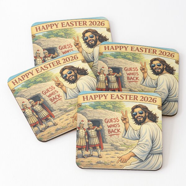 Item preview, Funny Easter 2026 – Jesus Guess Who's Back Resurrection Sunglasses Humor designed and sold by Gabmod14.