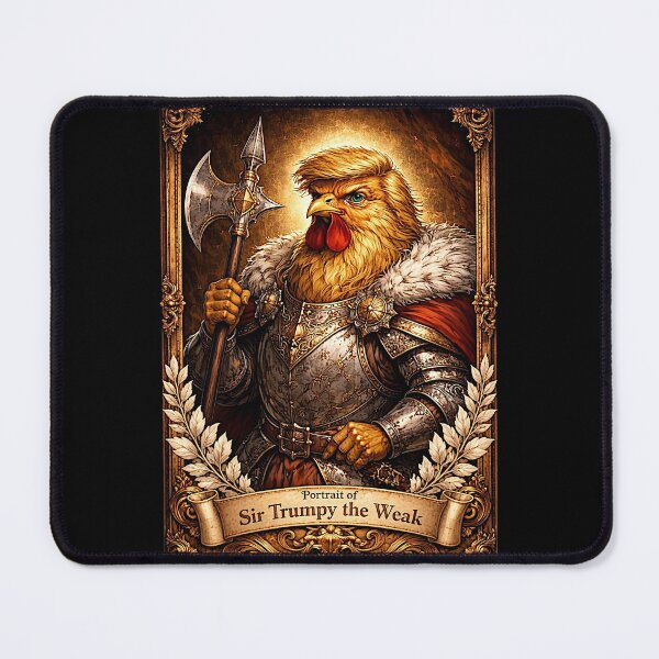 Item preview, Portrait of 'trumpy the weak' the crazy chicken designed and sold by NubesDesignCH.