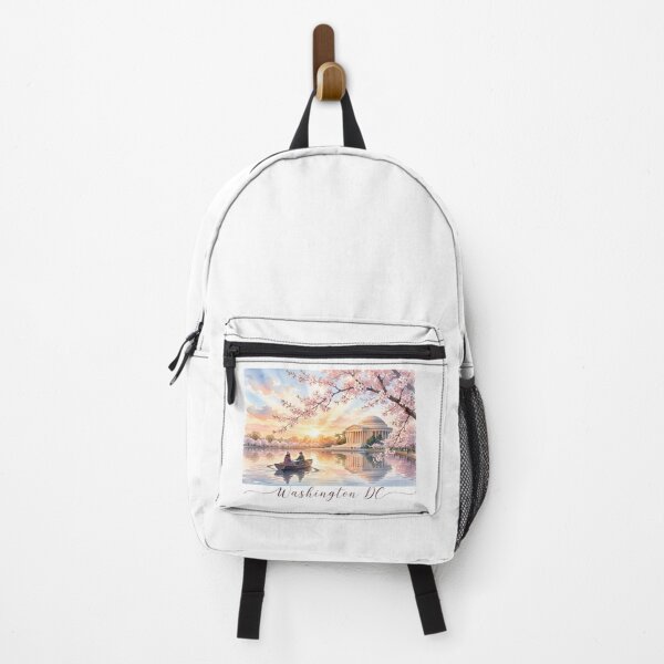 Item preview, Washington DC Watercolor Cherry Blossom Memorial Rowboat designed and sold by Fenay Designs.