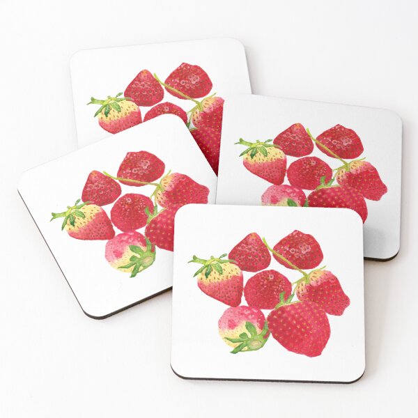 Item preview, Strawberries Watercolour Painting designed and sold by rachelmcintyreart.