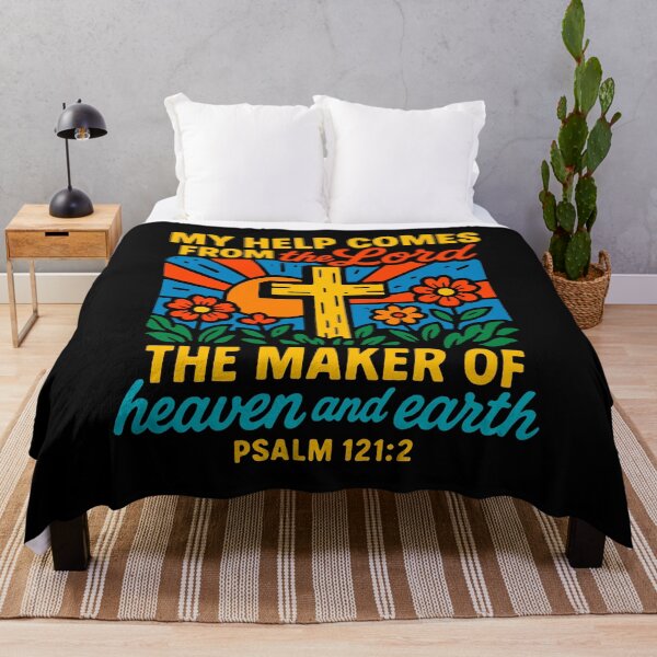 Item preview, Psalm 121:2 My Help Comes From The LORD The Maker Of Heaven And Earth designed and sold by plushism.