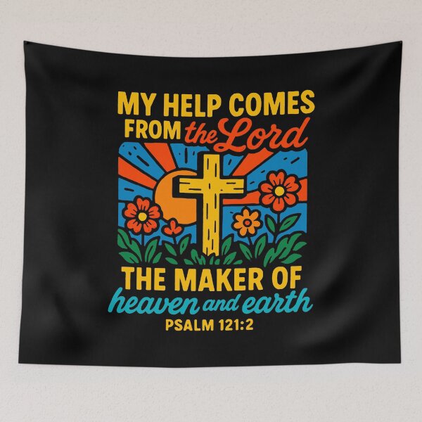 Item preview, Psalm 121:2 My Help Comes From The LORD The Maker Of Heaven And Earth designed and sold by plushism.