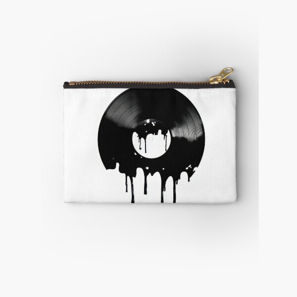 Item preview, Vinyl record with black paint drip designed and sold by anytka.