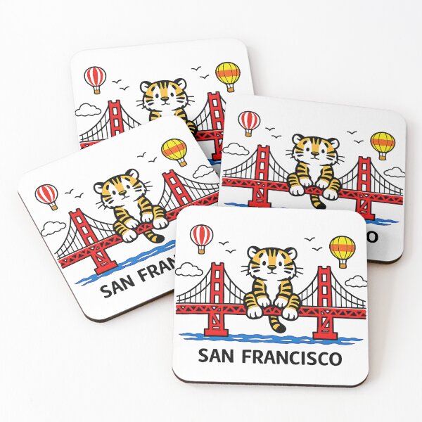 Item preview, San Francisco Cat Golden Gate Bridge Animal Lover designed and sold by gear-posters.