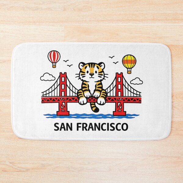 Item preview, San Francisco Cat Golden Gate Bridge Animal Lover designed and sold by gear-posters.