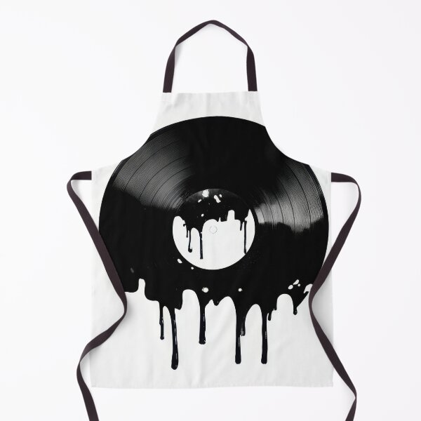 Item preview, Vinyl record with black paint drip designed and sold by anytka.