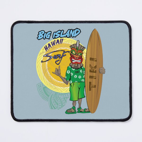 Item preview, Big Island Hawaii Tiki Surf vintage surfboard designed and sold by studioss76.