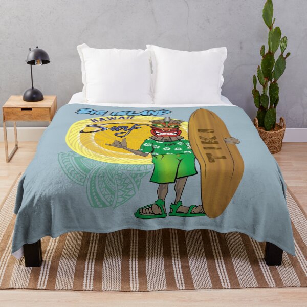 Item preview, Big Island Hawaii Tiki Surf vintage surfboard designed and sold by studioss76.