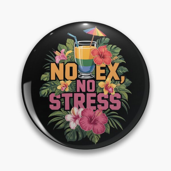 Item preview, No ex, no stress Divorce Party & Breakup Recovery designed and sold by Kuku-Craft.