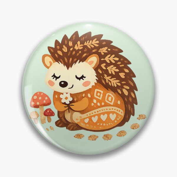 Artikelvorschau, Niedlicher Boho-Igel – Kawaii-Waldfreund entworfen und verkauft von myforestfog.