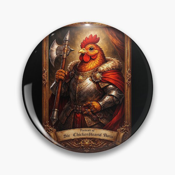 Item preview, Portrait of 'Sir ChickenHeartd Boris', the very romantic one designed and sold by NubesDesignCH.