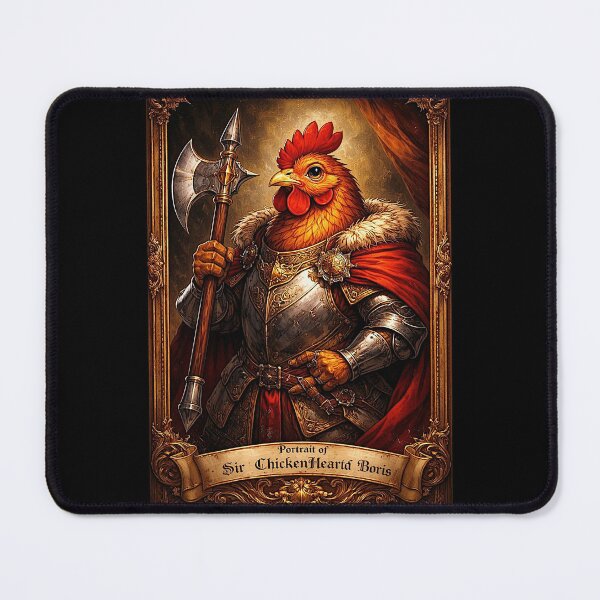 Item preview, Portrait of 'Sir ChickenHeartd Boris', the very romantic one designed and sold by NubesDesignCH.