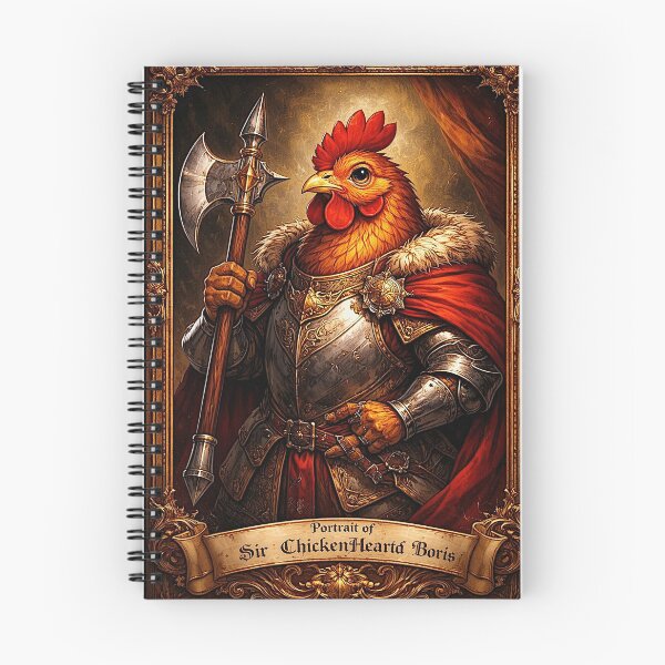 Item preview, Portrait of 'Sir ChickenHeartd Boris', the very romantic one designed and sold by NubesDesignCH.