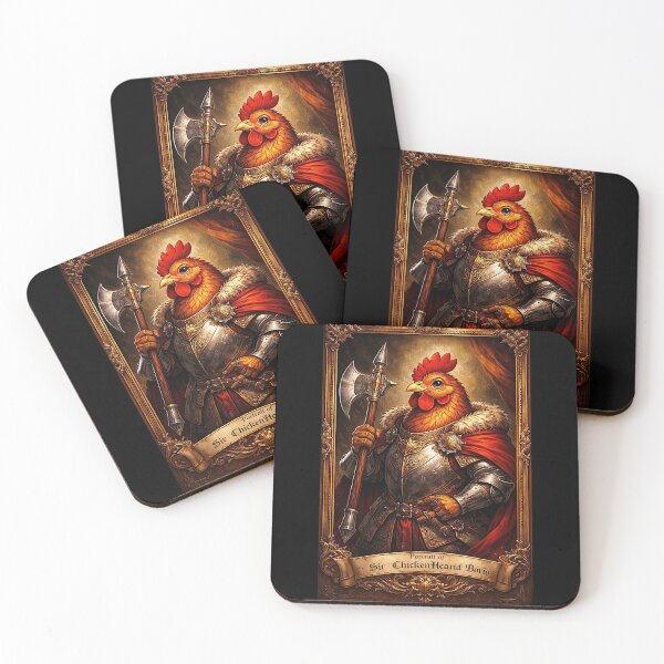 Item preview, Portrait of 'Sir ChickenHeartd Boris', the very romantic one designed and sold by NubesDesignCH.
