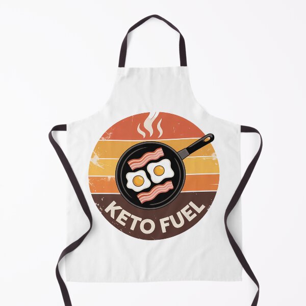Item preview, Keto Fuel Vintage Pan Eggs and Bacon Retro Sunset designed and sold by DOROTA-0909.