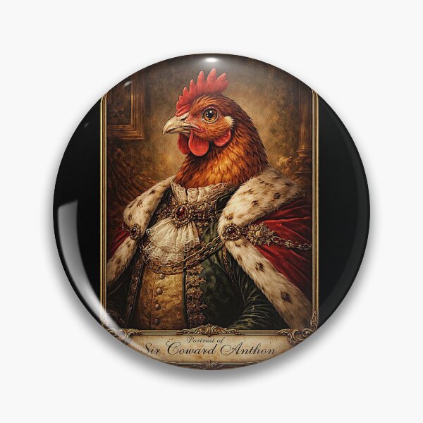 Item preview, Portrait of 'Sir Coward Anthon' the very coward designed and sold by NubesDesignCH.