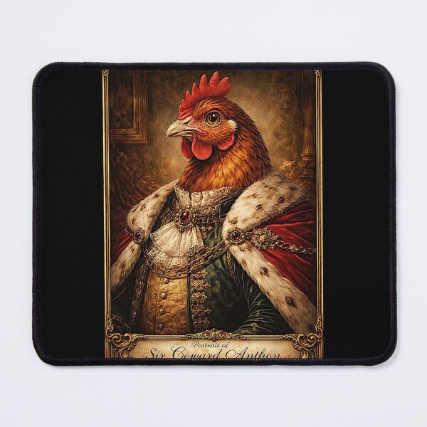 Item preview, Portrait of 'Sir Coward Anthon' the very coward designed and sold by NubesDesignCH.