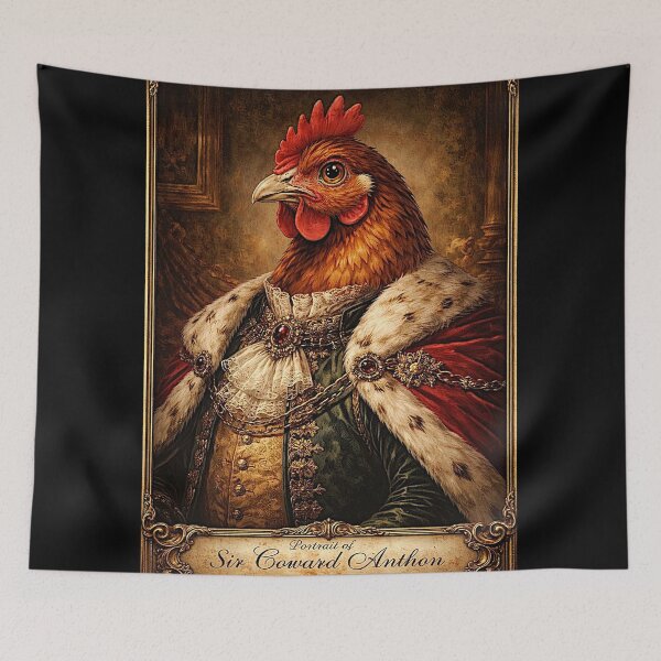 Item preview, Portrait of 'Sir Coward Anthon' the very coward designed and sold by NubesDesignCH.