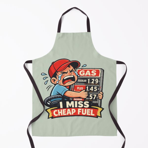 Item preview, I Miss Cheap Fuel - Funny Crying Driver Cartoon | Petrol Price Meme Sticker designed and sold by PopCulturePixel.