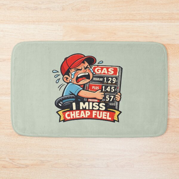 Item preview, I Miss Cheap Fuel - Funny Crying Driver Cartoon | Petrol Price Meme Sticker designed and sold by PopCulturePixel.