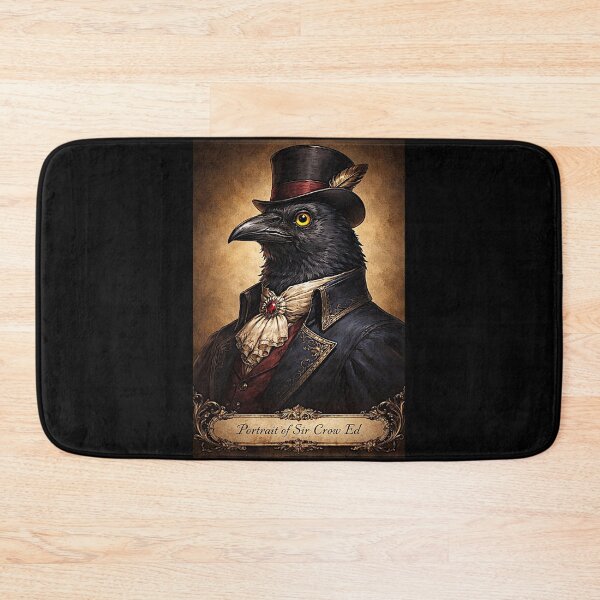 Item preview, Portrait of 'Sir Crow Ed' the very busy designed and sold by NubesDesignCH.