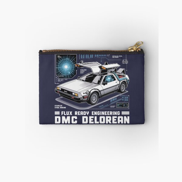 Item preview, Vintage Classic Car Delorean DMC Flux designed and sold by PrintCarClub.